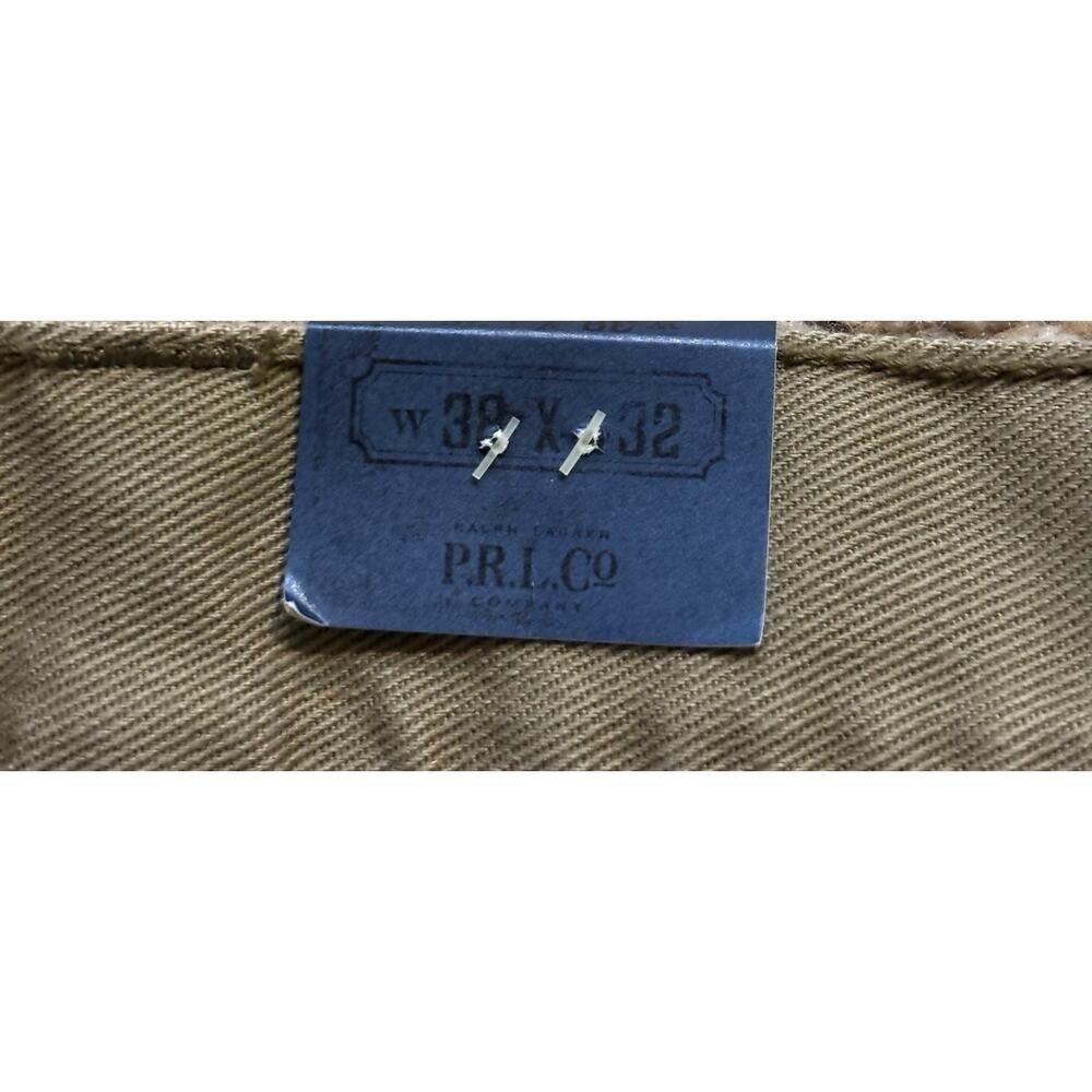 Polo Ralph Lauren Tan Jeans Cotton Men's Size 38 x 26 (altered) - Picture 7 of 8